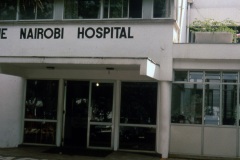 Emergency room of the Nairobi Hospital, where Charles Monet crashed and bled out. Photo by Richard Preston.